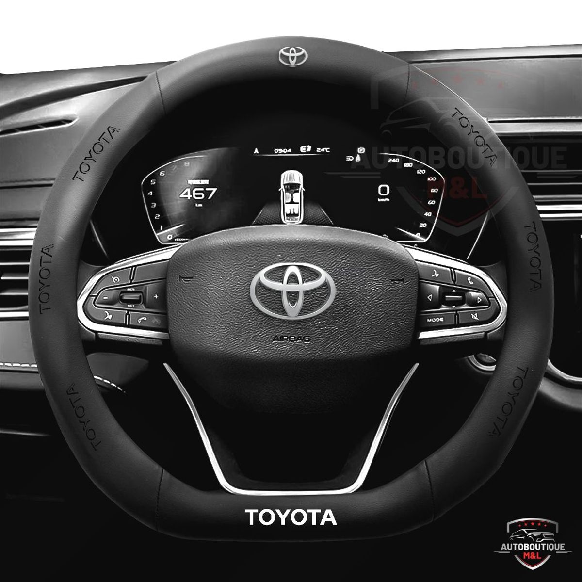 GENERICO - FORRO DE TIMON PARA  AUTOS Y CAMIONETAS