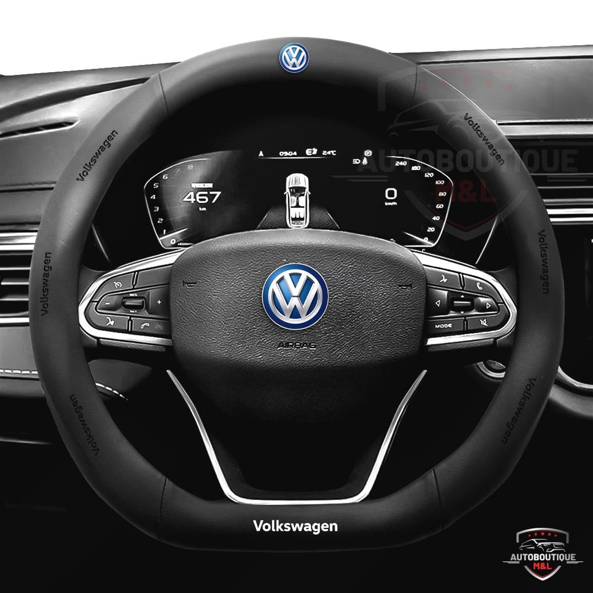 GENERICO - FORRO DE TIMON PARA  AUTOS Y CAMIONETAS