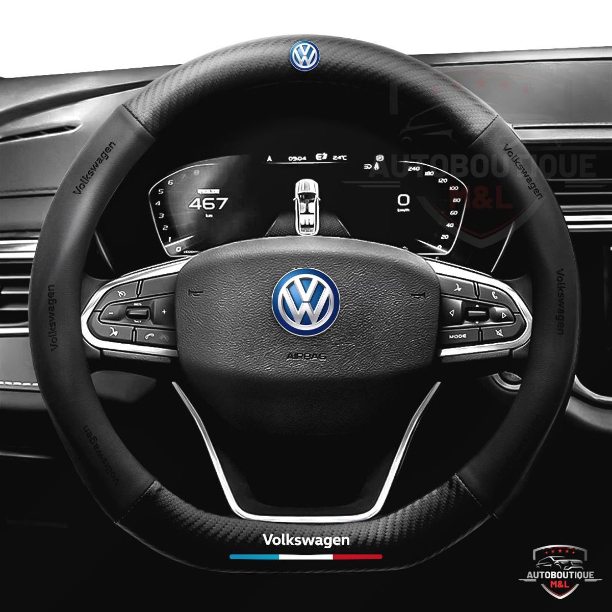 GENERICO - FORRO DE TIMON PARA  AUTOS Y CAMIONETAS