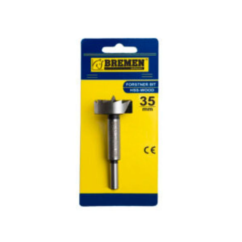GENERICO - Broca Tipo Forstner HSS - Madera  35mm Bremen - Gris