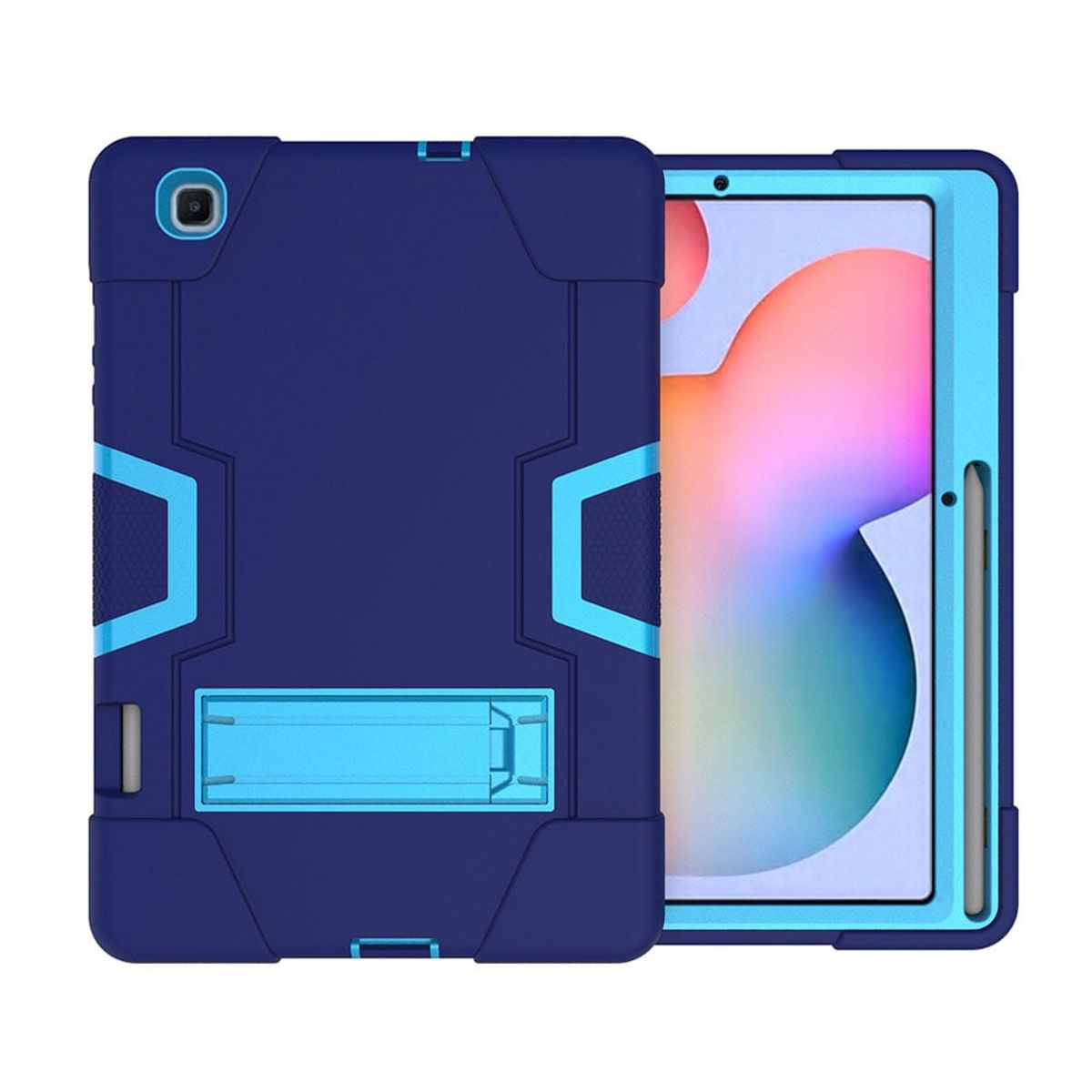 GENERICO - Funda para Lenovo Tab P11 Pro 115 Armor Híbrida Azul Resistente