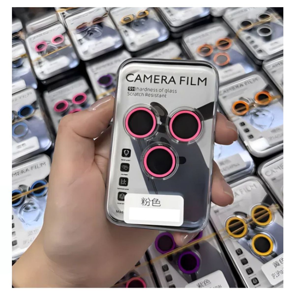 GENERICO - Mica Protectora De Cámara Generico Samsung S24 Ultra - Fucsia