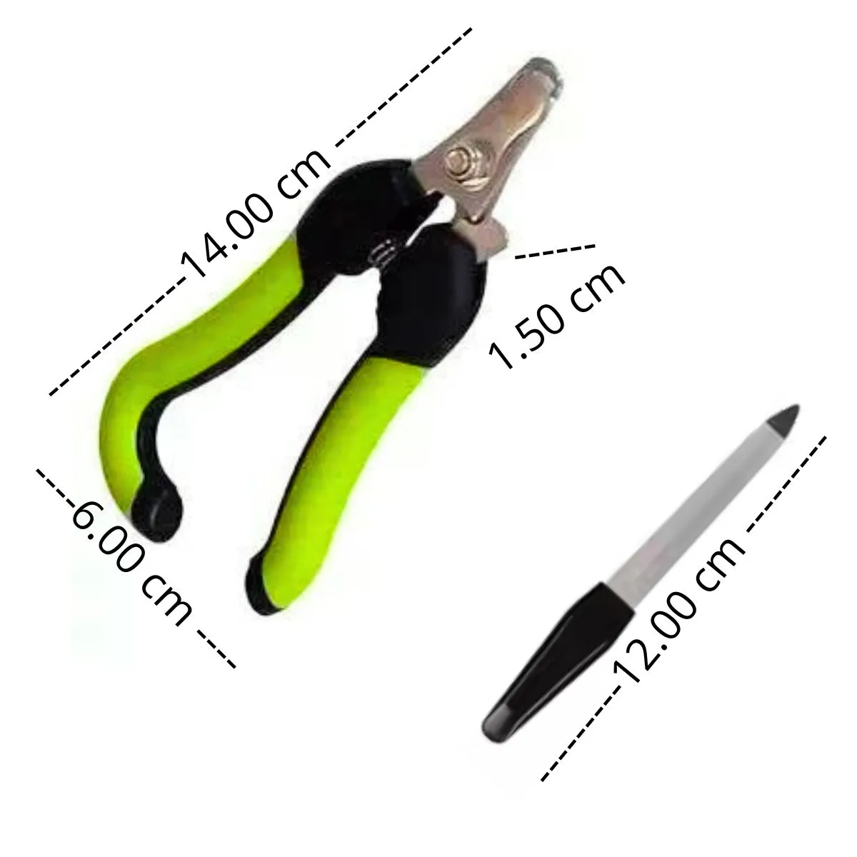 GENERICO - Alicate Cortauñas Perros-Mascotas NUNBELL Circular Verde