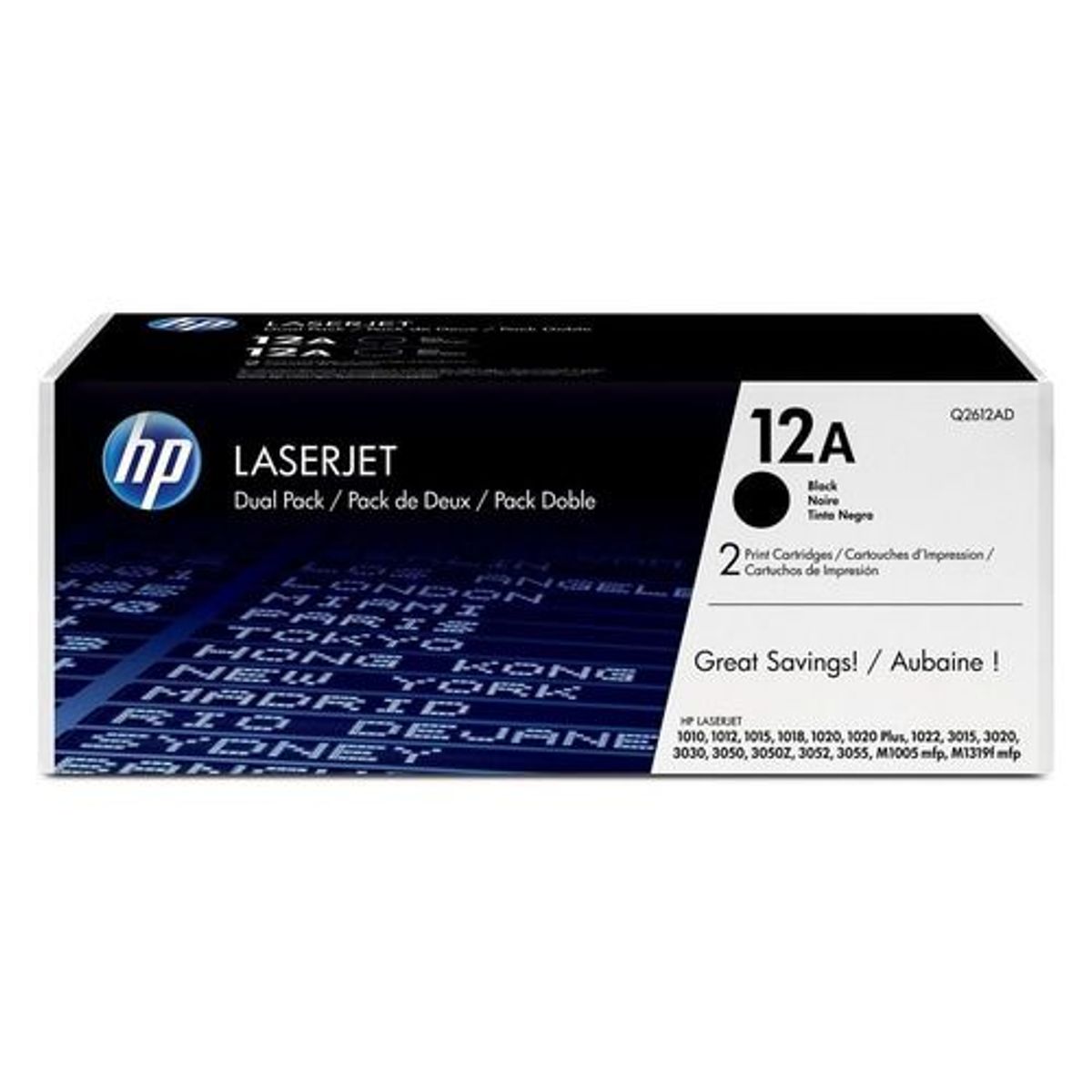 HP - TONER HP Q2612A 12A L.J 1020 NEGRO 2.000 PAGINAS