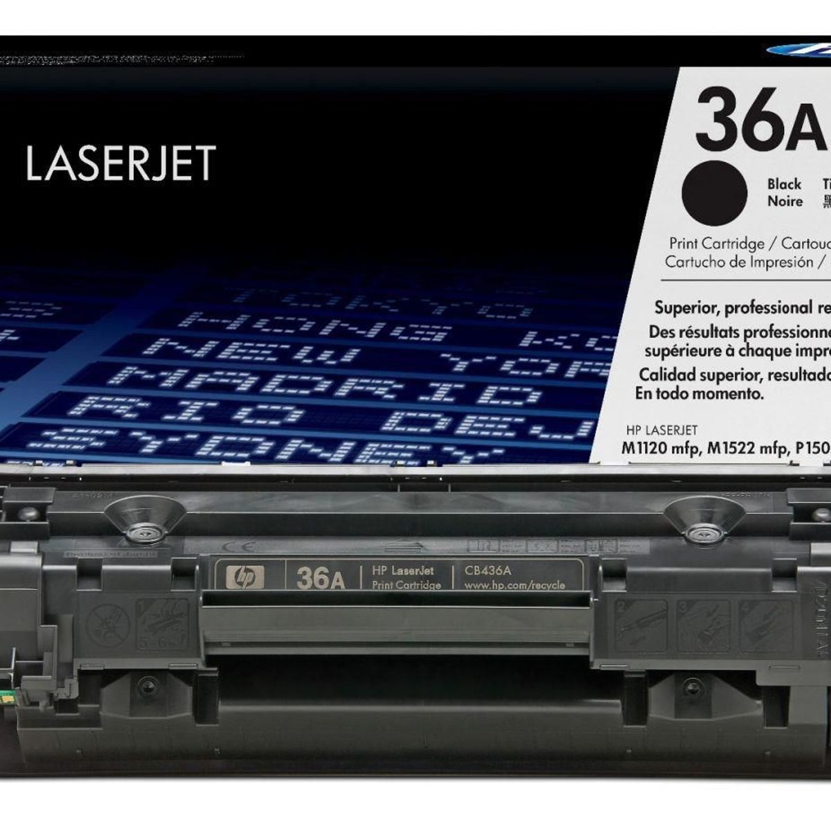 HP - TONER HP CB436A 36A L.J. P1505 NEGRO 2.000 PAGINAS