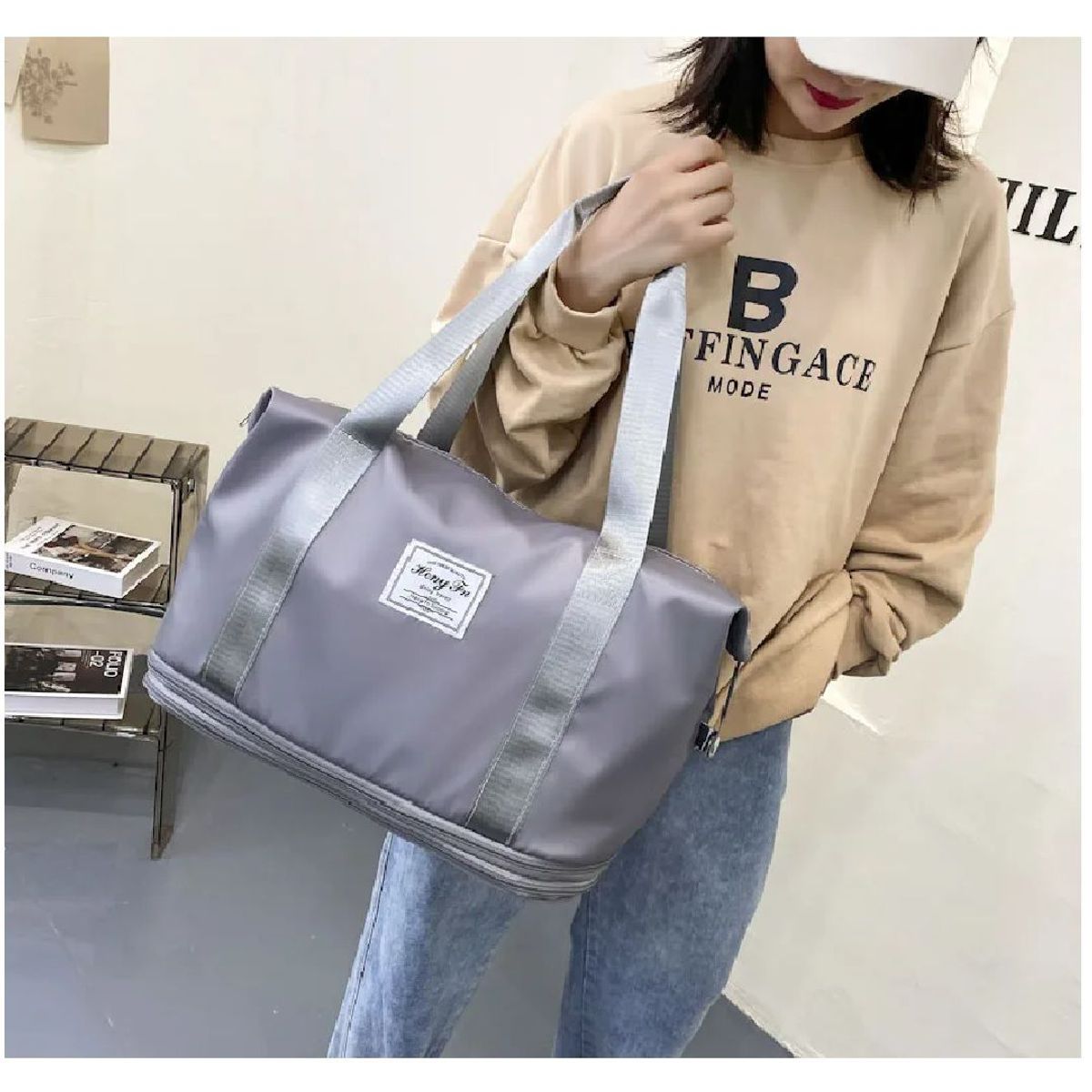 GENERICO - BOLSO MALETA DE VIAJE ENTRENAMIENTO EXPANDIBLE IMPERMEABLE