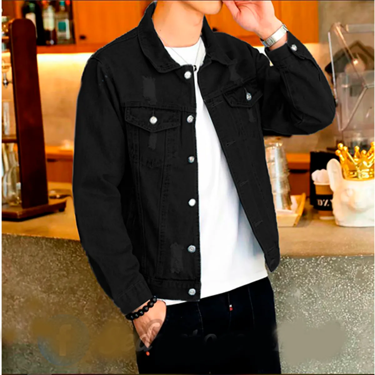 GENERICO - CASACA JEANS RIGIDA - CORTE PERFECTO Y DISEÑO EXCLUSIVO