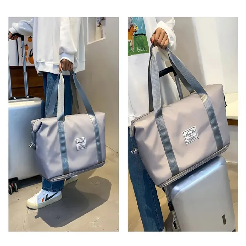 GENERICO - BOLSO MALETA DE VIAJE ENTRENAMIENTO EXPANDIBLE IMPERMEABLE