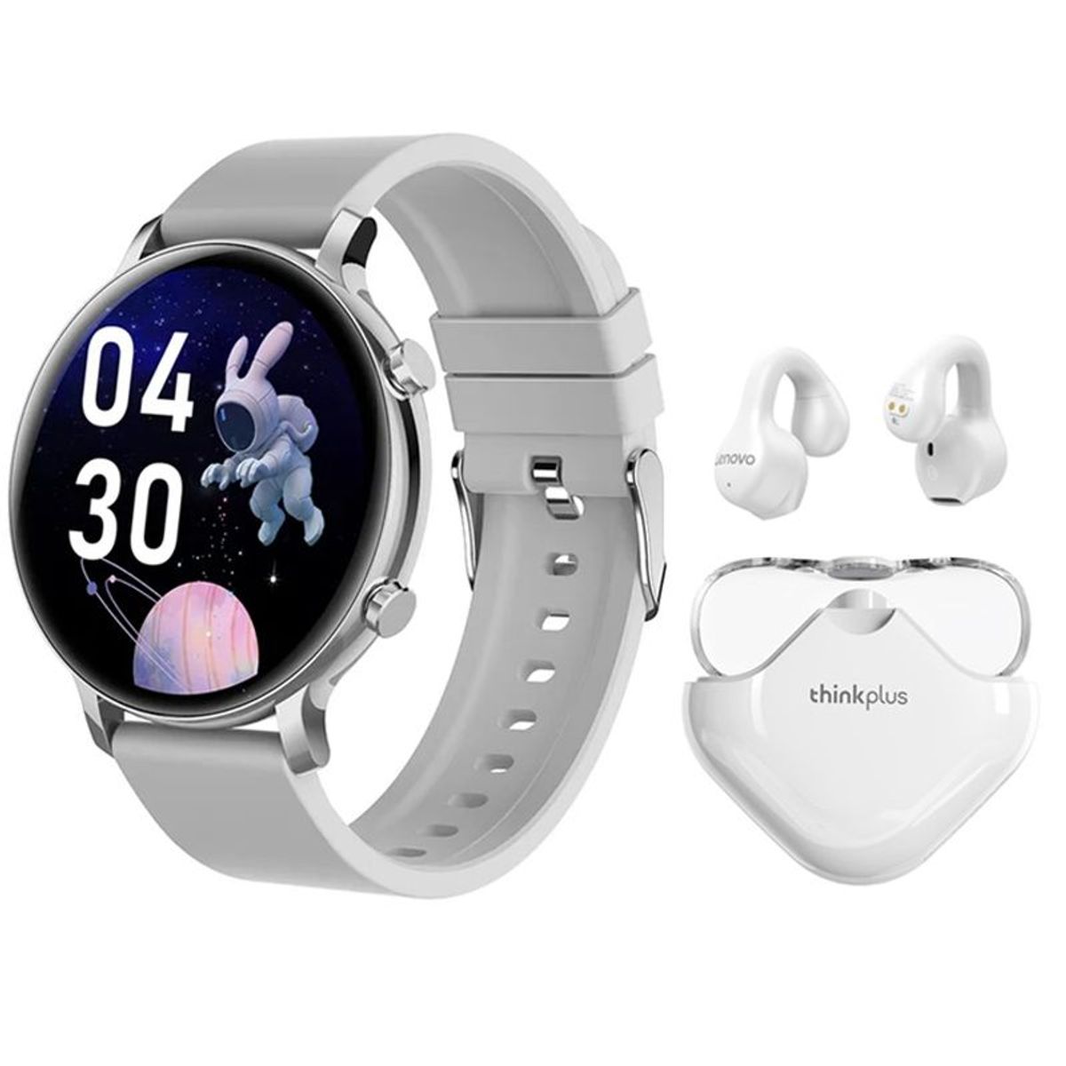 LENOVO - Lenovo XT61 De Audífonos-Blanco y Toumi Fit 3 Pro Reloj inteligente-W