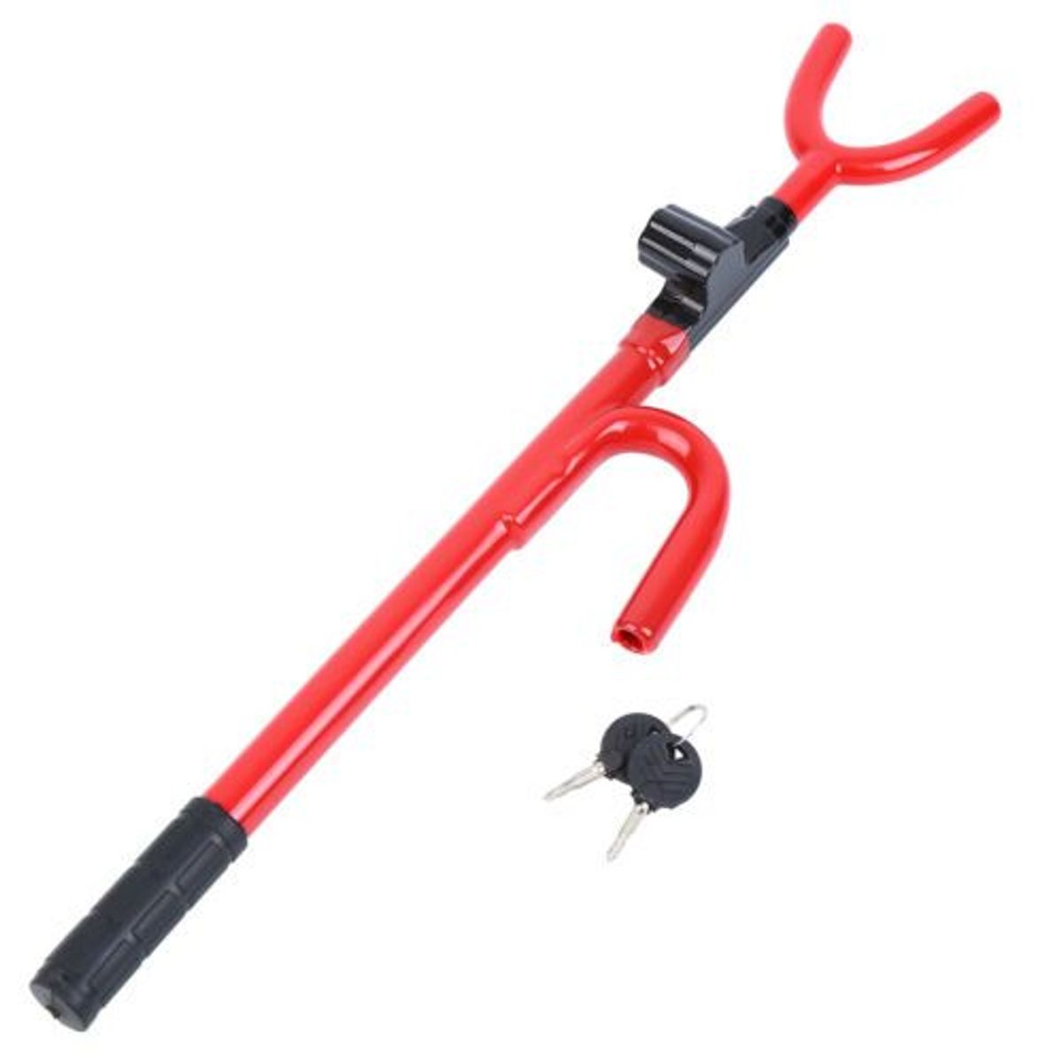 GENERICO - Seguro  de timon para auto Traba volante ajustable