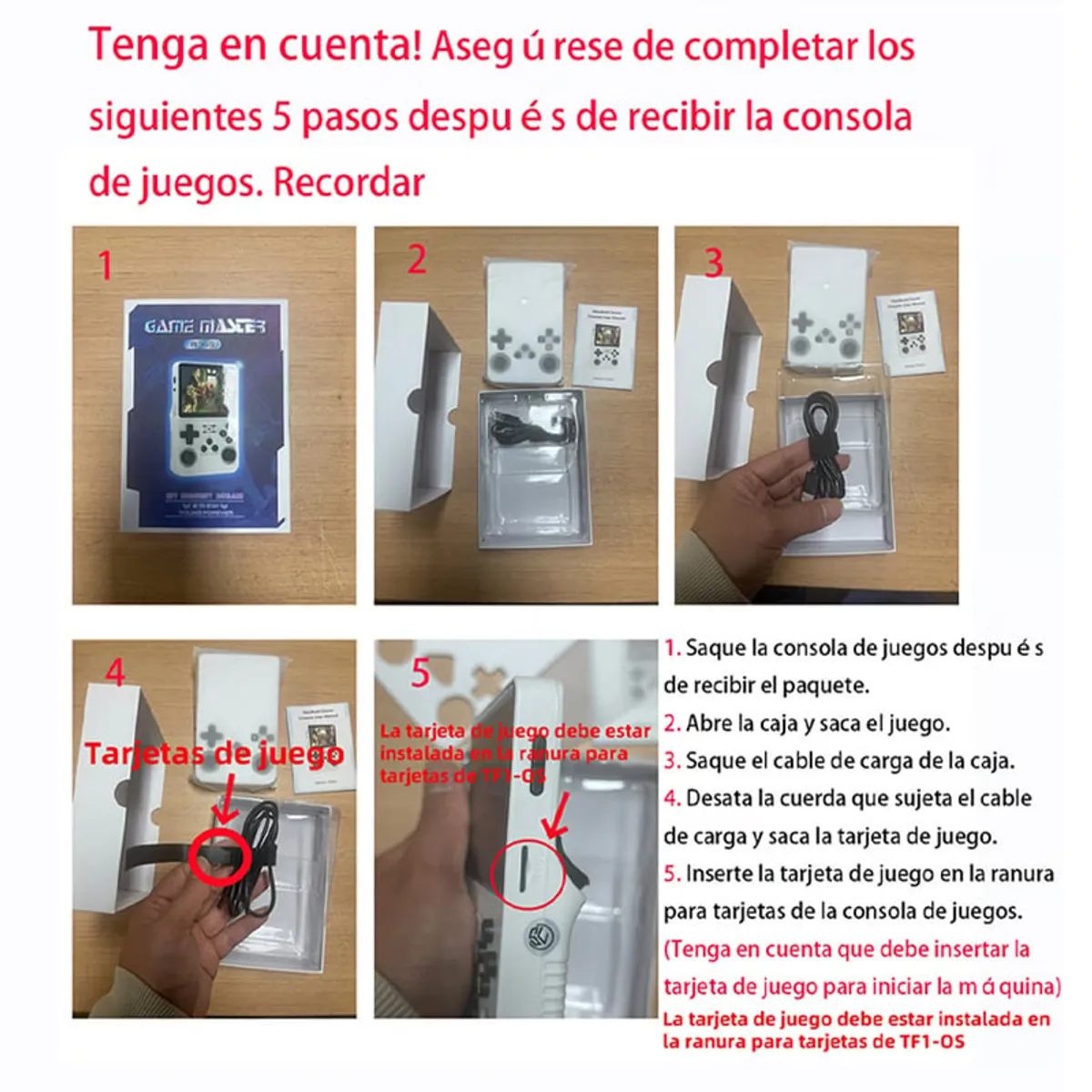 OVOTOUMI - Consola Portatil Retro Game R36S 64GB Negro y Estuche