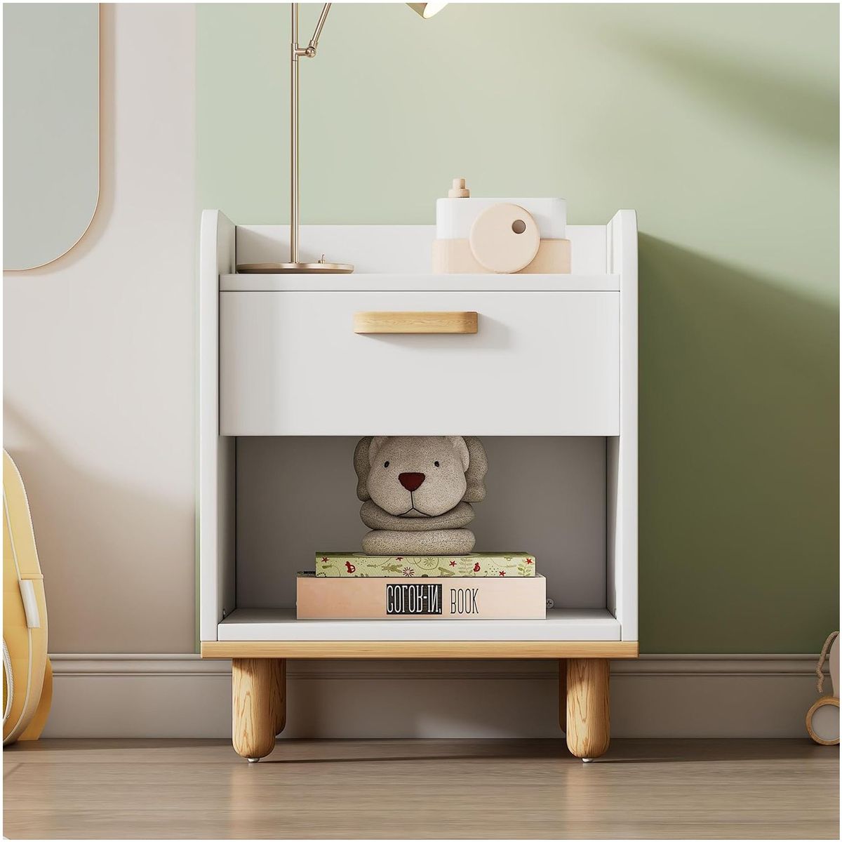 VENTITAS HOME - Velador Vintage para Niños Mickey Ventitas Home Blanco