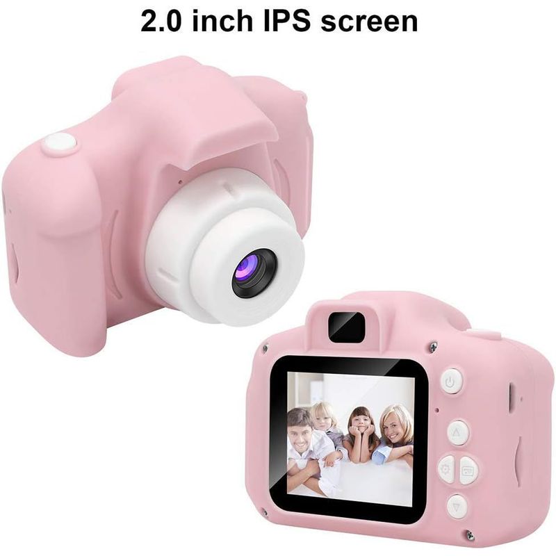 GENERICO - Camara Fotográfica Video Digital Para Niños ROSADO BEBE.