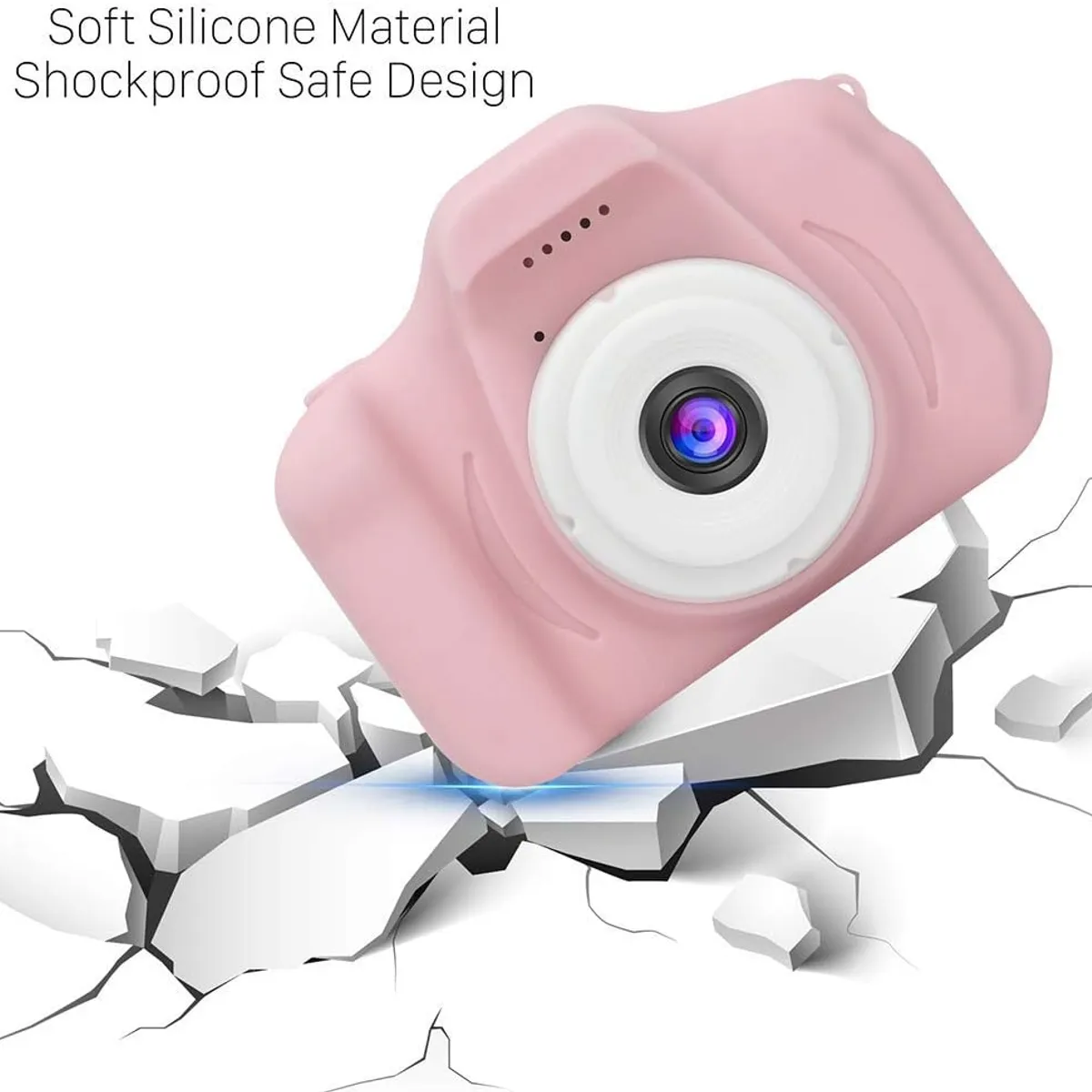 GENERICO - Camara Fotográfica Video Digital Para Niños ROSADO BEBE