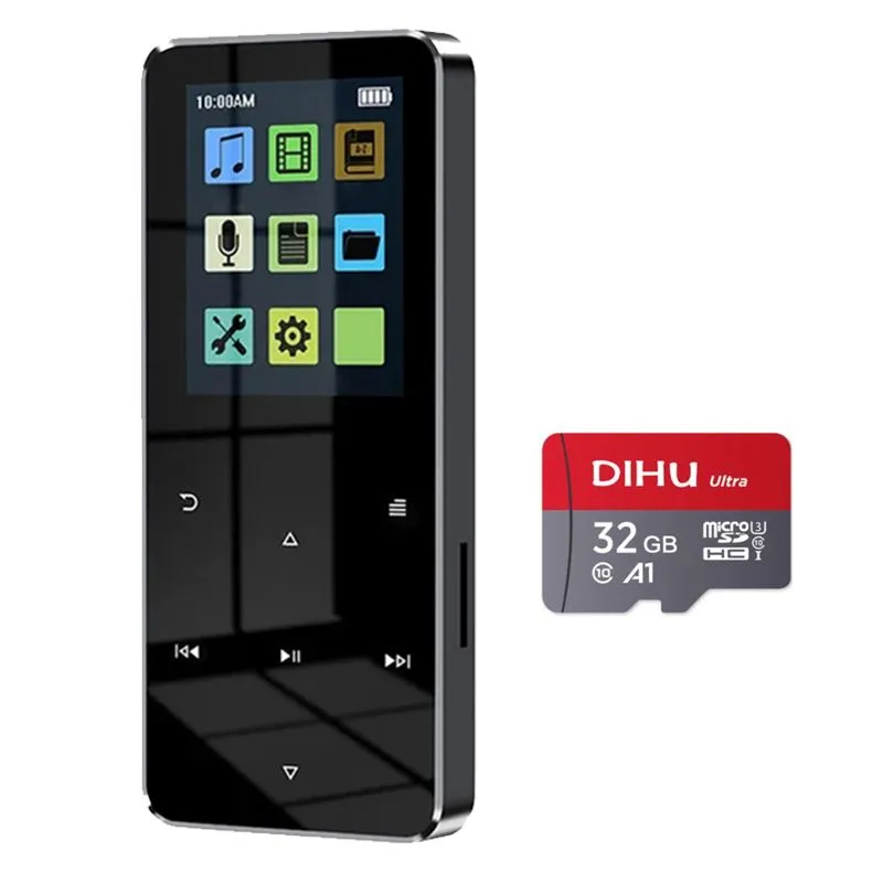 TOUMI - Reproductor Toumi mp3 Bluetooth 2.0 pulgadas admite tarjetas memoria