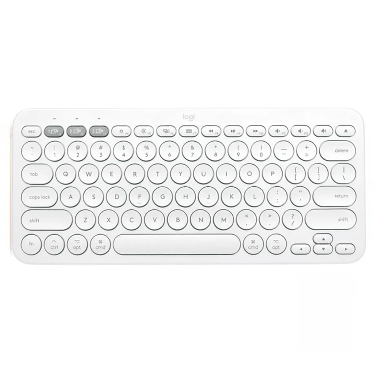 LOGITECH - Teclado Logitech K380 Bluetooth multidispositivo Blanco