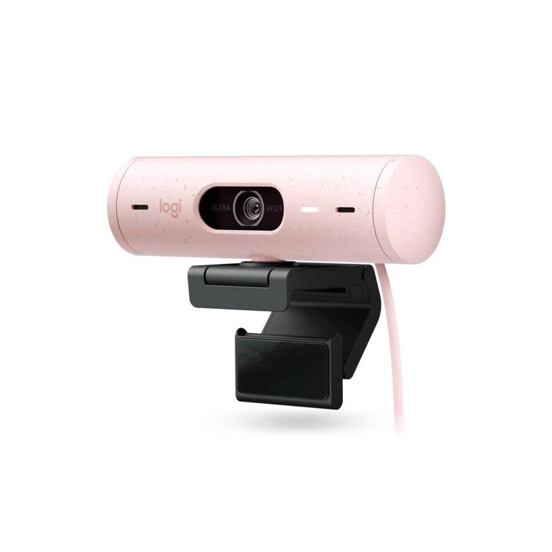 LOGITECH - Camara web cam Logitech Brio 500 Full HD Auto encuadre HDR - Rosa