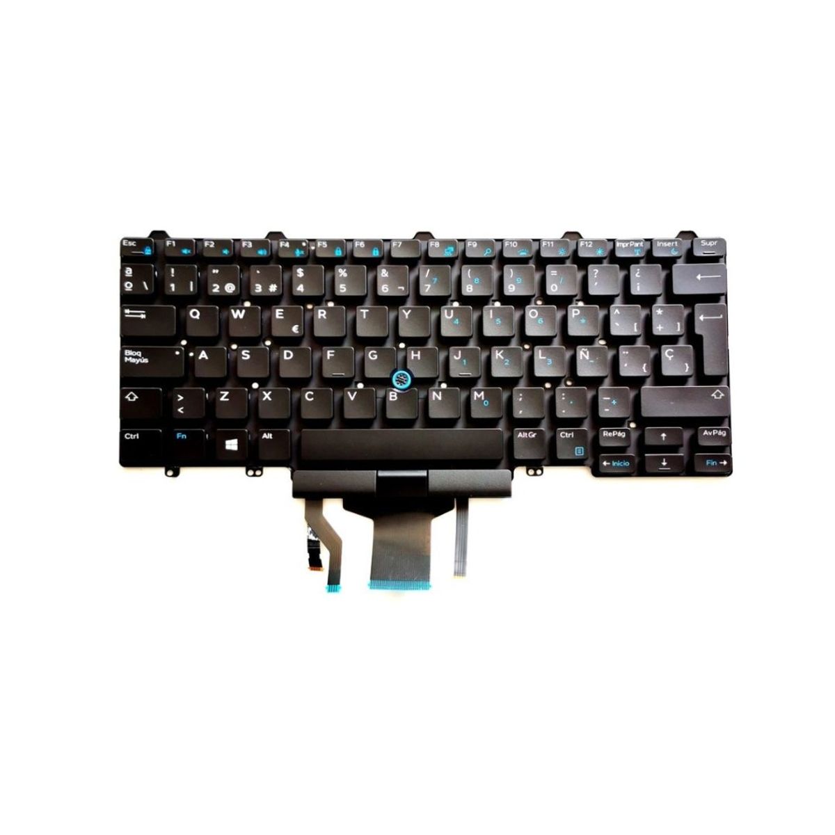 GENERICO - Teclado para Laptop Dell latitude E7470. E5470. 3340. 3350 Iluminado