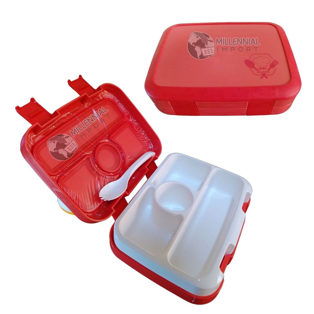 GENERICO - TAPER LONCHERA TIPO BENTO 10 L -  Niño