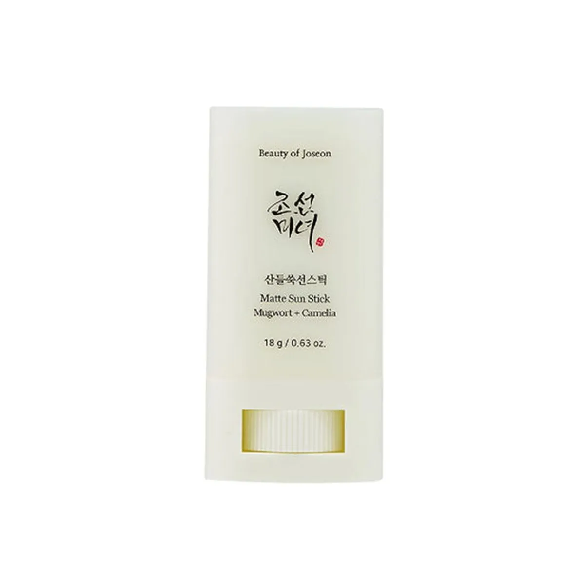 BEAUTY OF JOSEON - Matte sun stick mugwot + camelia SPF 50+ 18 gramos