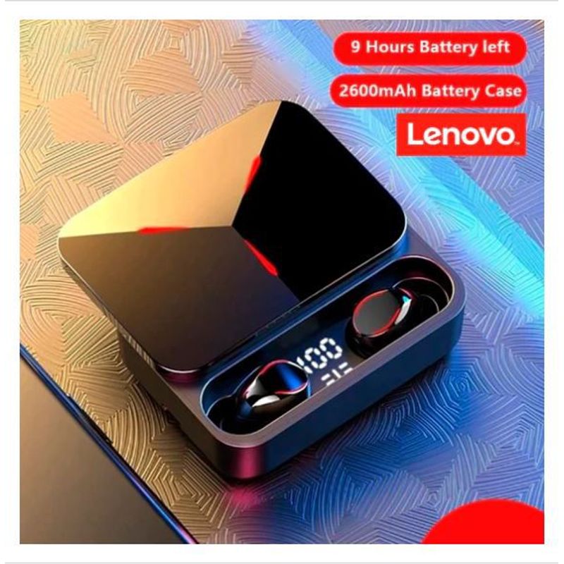 LENOVO - Audifonos Bluetooth Lenovo TG01 TWS Powerbank Negro