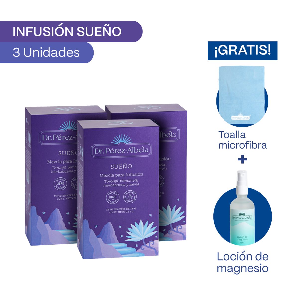 DR PEREZ ALBELA - TRIPACK: INFUSIÓN SUEÑO - CAJA X 15 UND