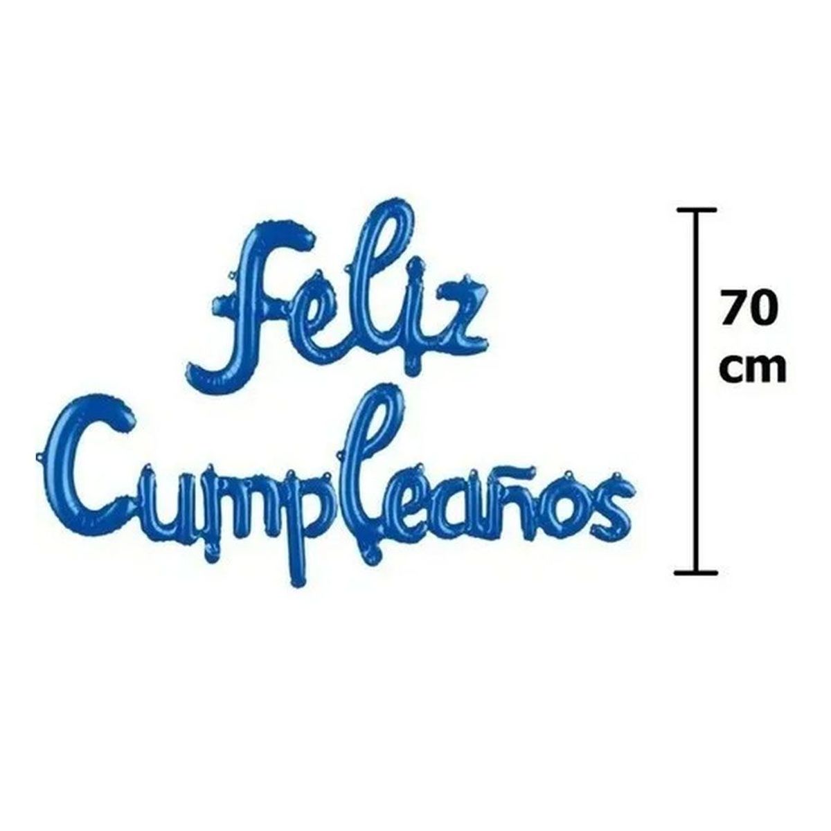 GENERICO - Globo de Letras Feliz Cumpleaños Dorado