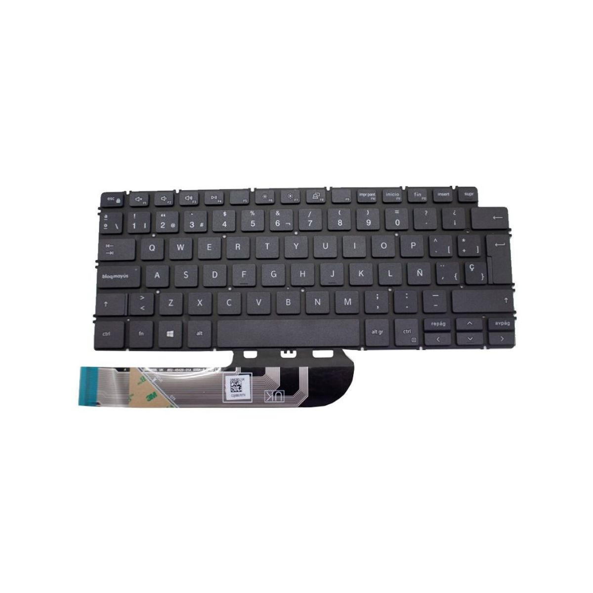 GENERICO - Teclado para Laptop DELL LATITUDE 14-3301. 14 3410.