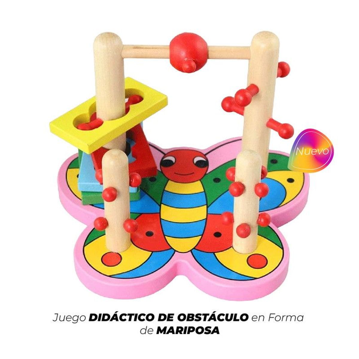 GENERICO - Juego Didáctico de Obstáculo en Forma de Mariposa