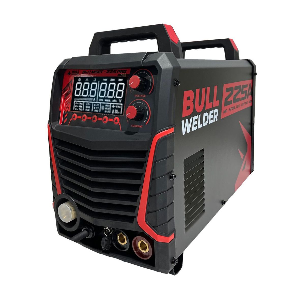 GENERICO - Máquina de Soldar Multiprocesor, 225 Amperios, Bull Welder