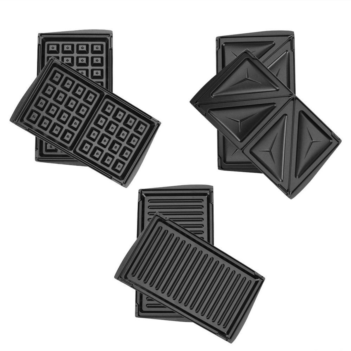 OEM - Maquina 3 en 1 para hacer Waffles + Sandwich + Parilla Grill