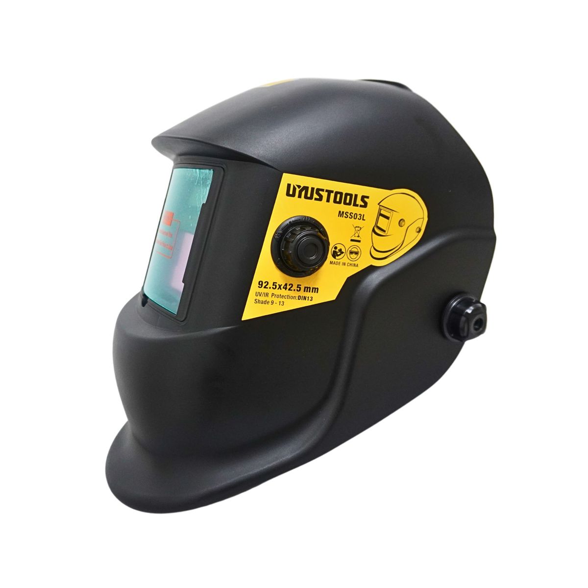 UYUSTOOLS - MASCARA  PARA SOLDAR T/SOLAR CON BATERIA FOTOSENSIBLE - UYUSTOOLS