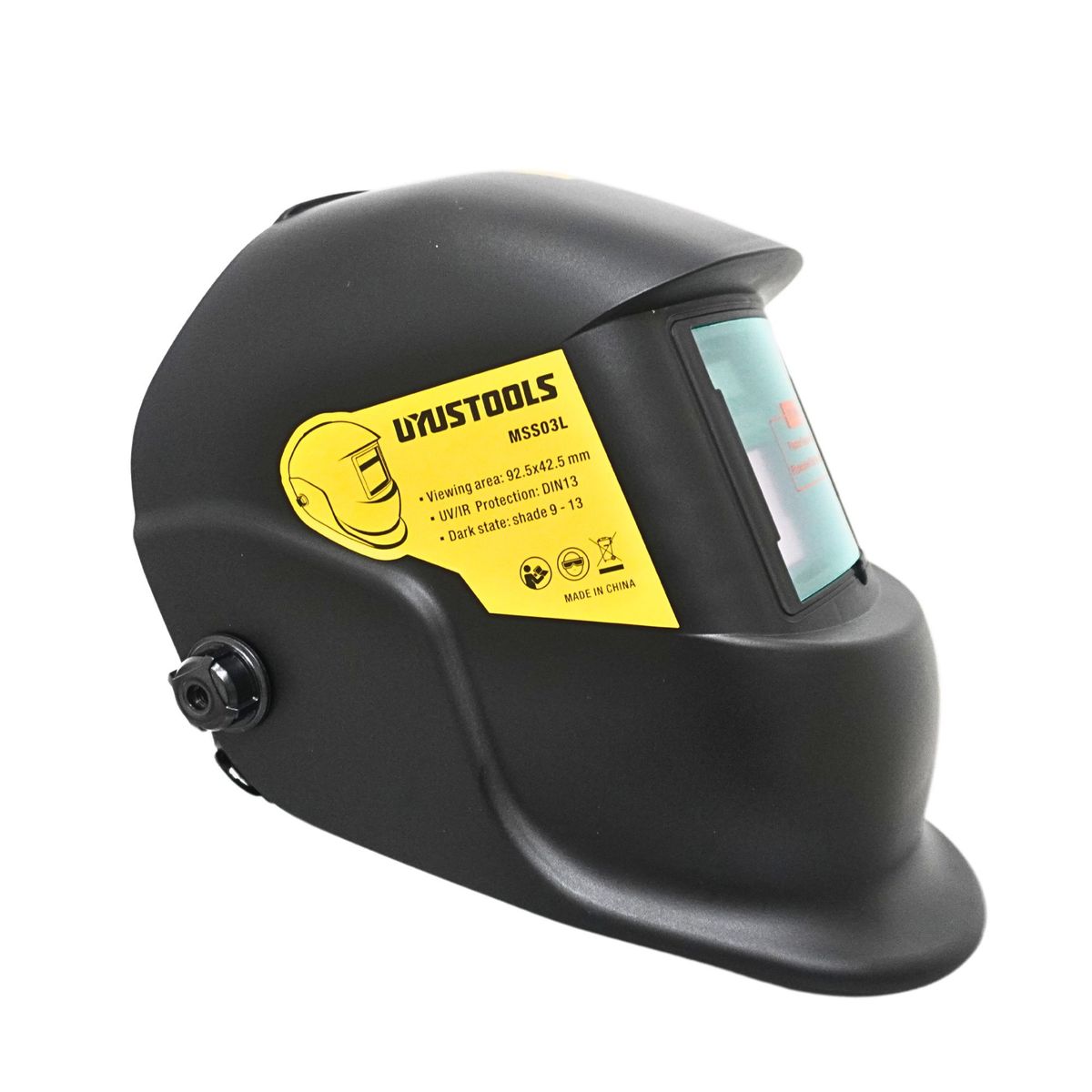 UYUSTOOLS - MASCARA  PARA SOLDAR T/SOLAR CON BATERIA FOTOSENSIBLE - UYUSTOOLS