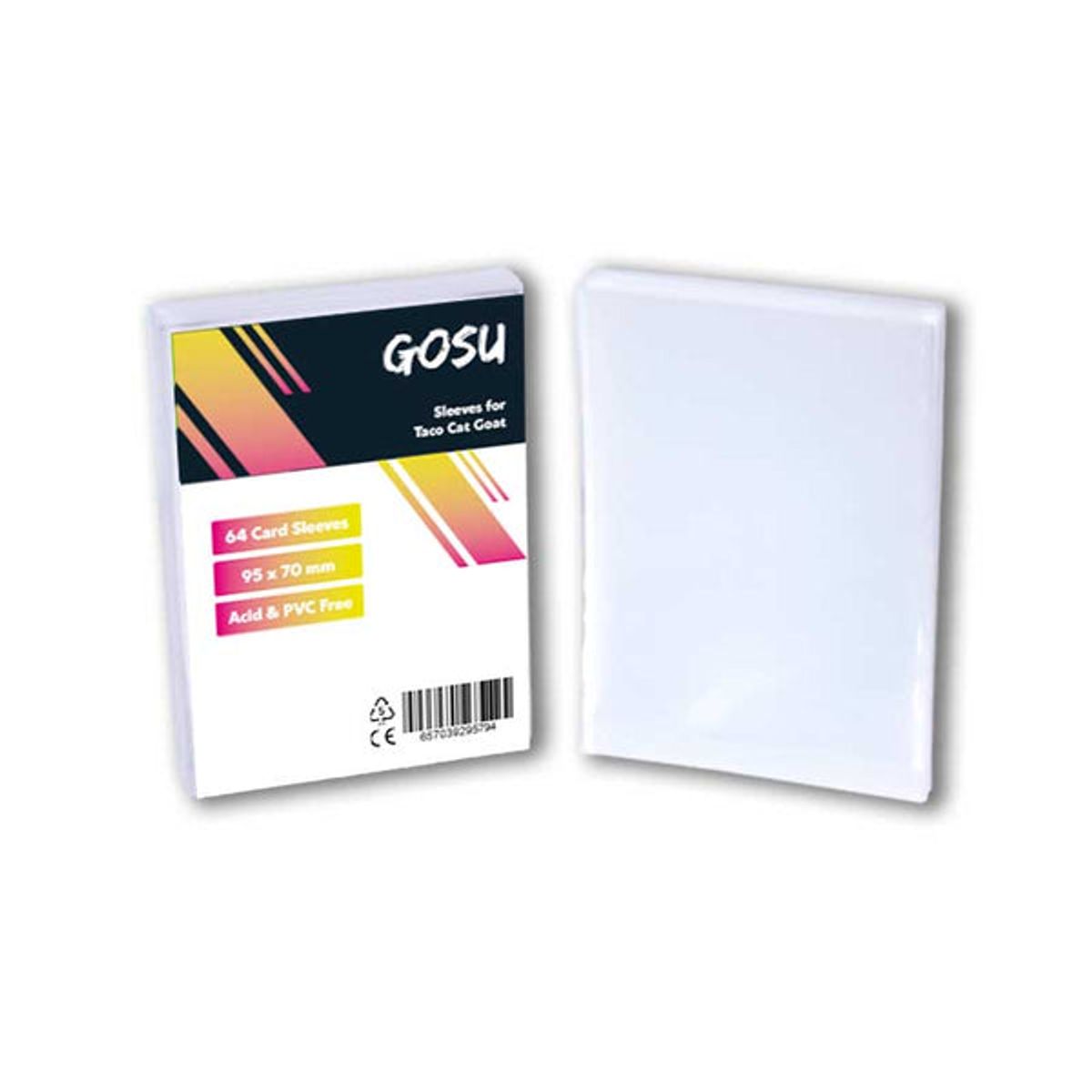 GOSU - FUNDA PREMIUM 70X95MM 64PCS TACO GATO CABRA QUESO PIZZA GOSU