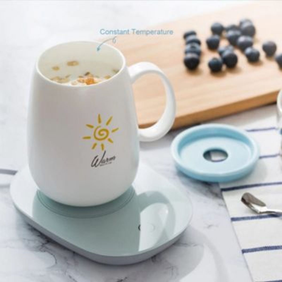 EASY&HOME - Calentador de Taza Inteligente Café Té Invierno HYC280002