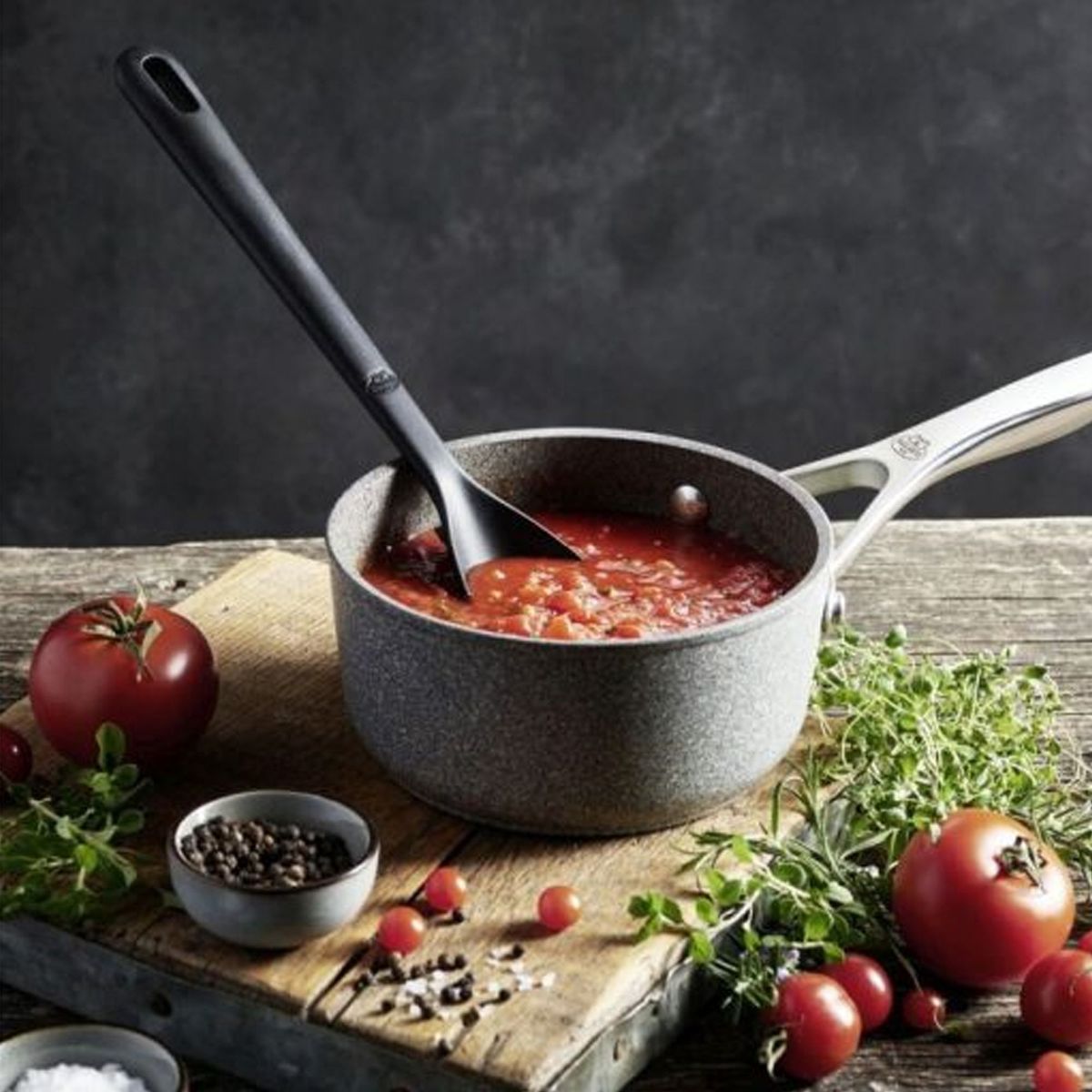 BALLARINI - Cacerola Antiadherente con Revestimiento de Granito 16 cm - Ballarini