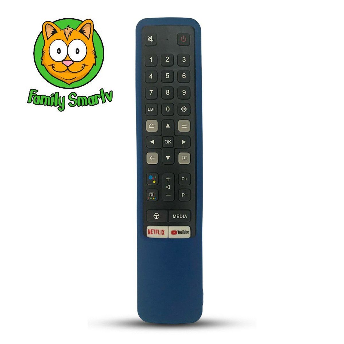 SIKAI - Funda Para Control Remoto Tcl ModeloRC901V Smart tv  Azul