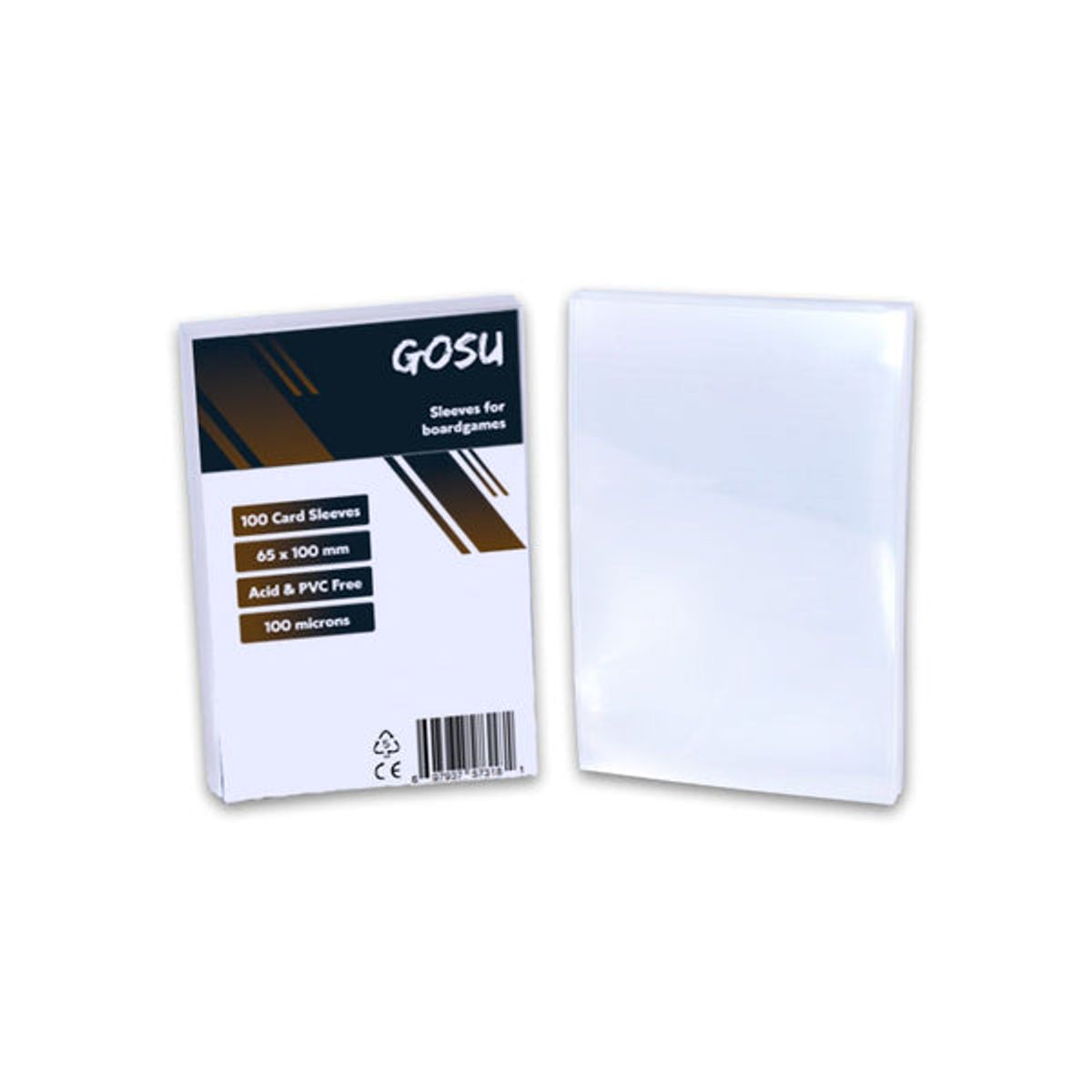 GOSU - FUNDAS PREMIUM 65 X 100 MM FOR BOARDGAMES 100 PCS GOSU