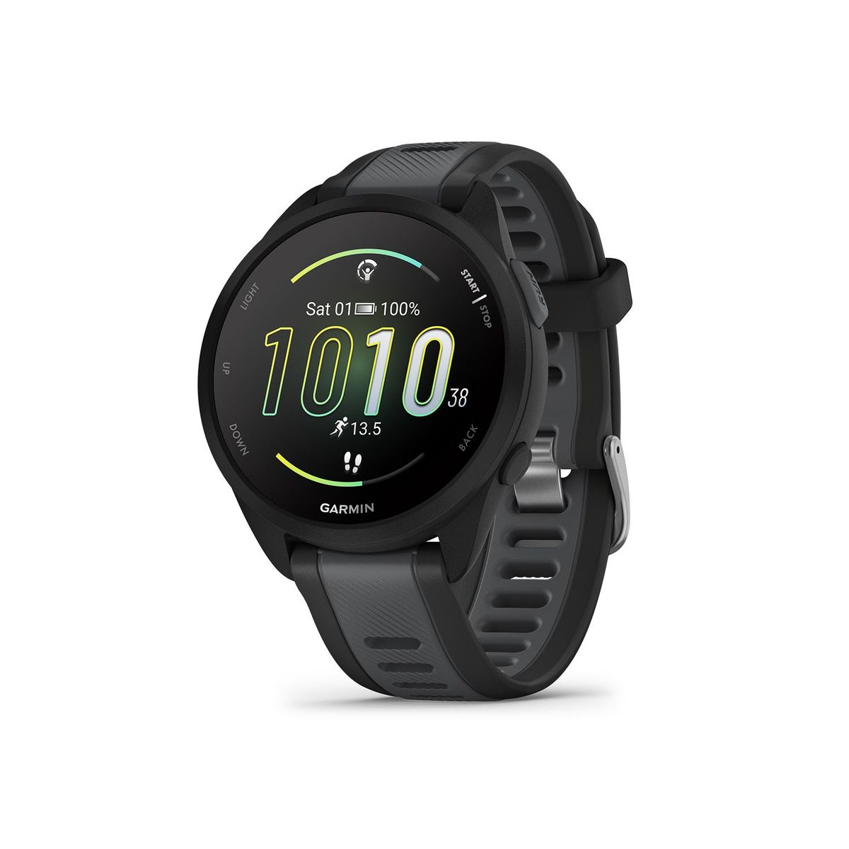GARMIN - Smartwatch Garmin Forerunner 165 Musica Negro Slate Running Deporte GPS Fitness