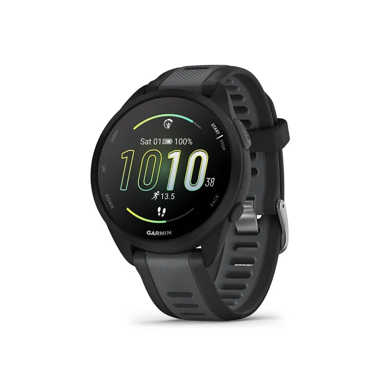 GARMIN - Smartwatch Garmin Forerunner 165 Musica Negro Slate Running Deporte GPS Fitness