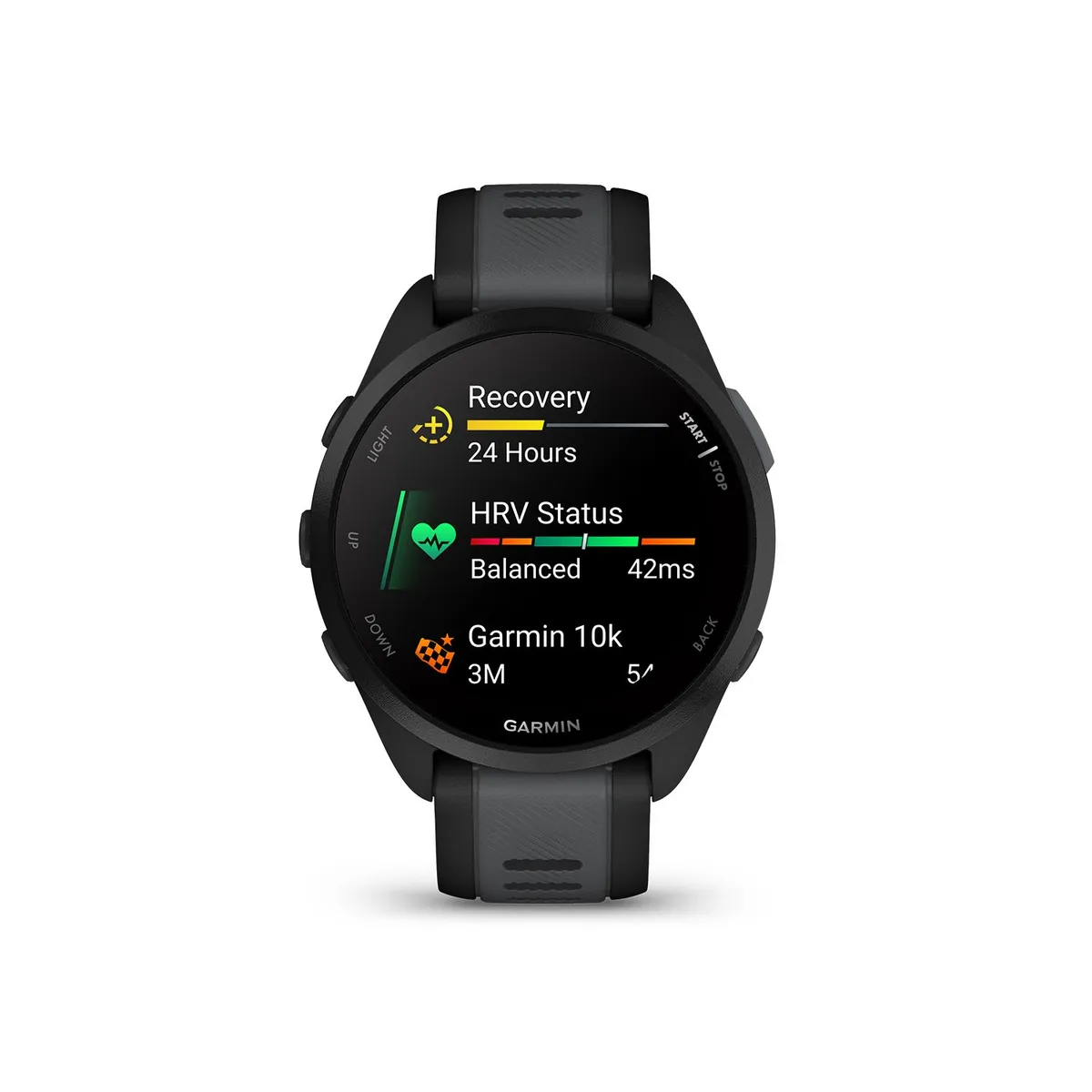 GARMIN - Smartwatch Garmin Forerunner 165 Musica Negro Slate Running Deporte GPS Fitness