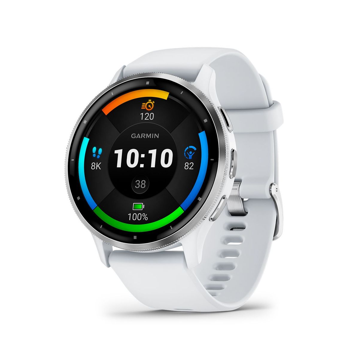 GARMIN - Smartwatch Garmin Venu 3 Blanco Running Deporte GPS Fitness