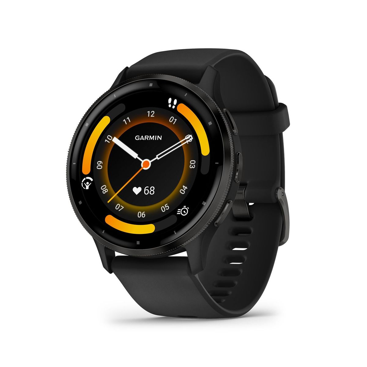 GARMIN - Smartwatch Garmin Venu 3 Negroslate Correa Sport Negra Running Deporte GPS Fitness