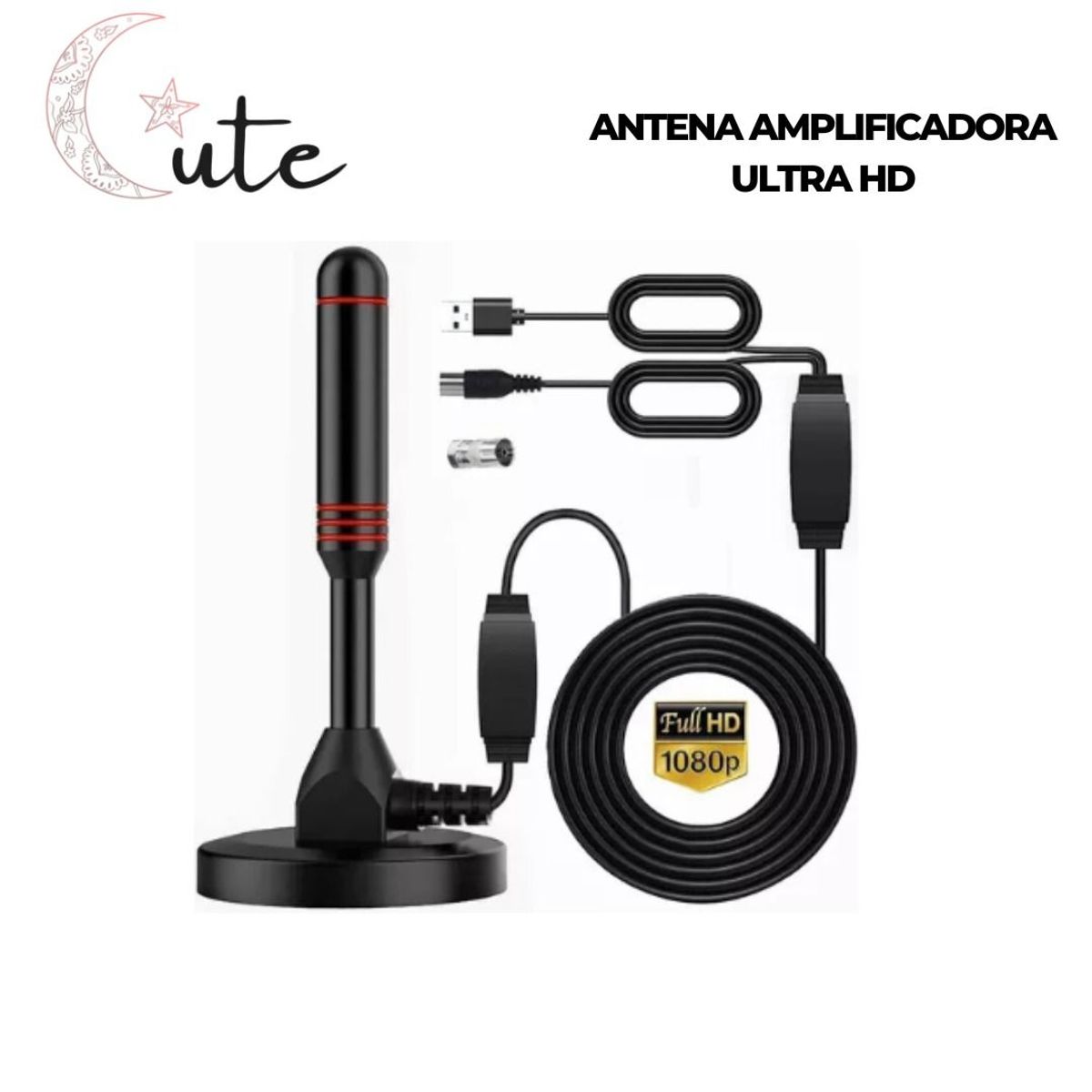 GENERICO - ANTENA AMPLIFICADORA DE SEÑAL ULTRA HD
