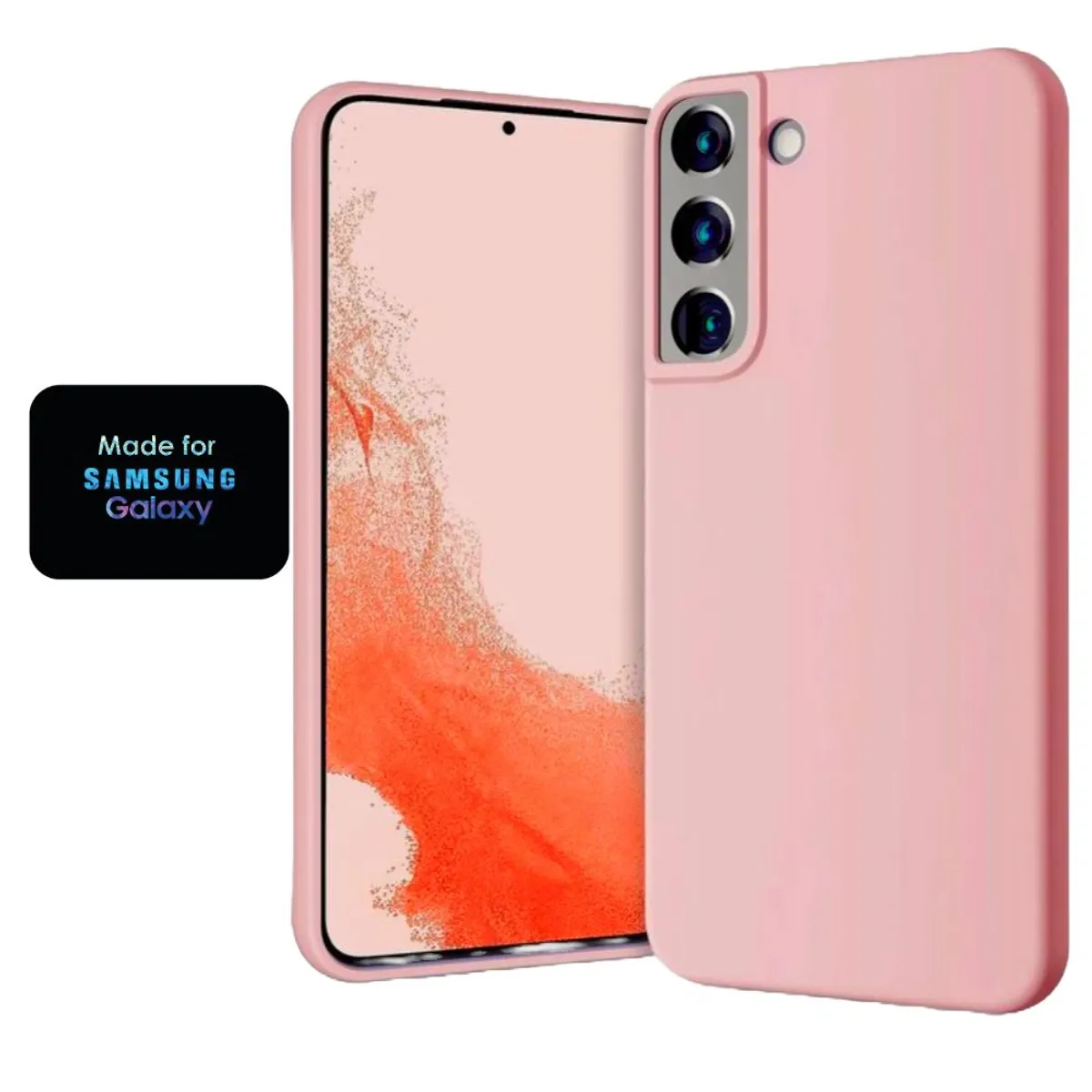 GENERICO - Silicone Case Samsung S22 Plus Con Marca