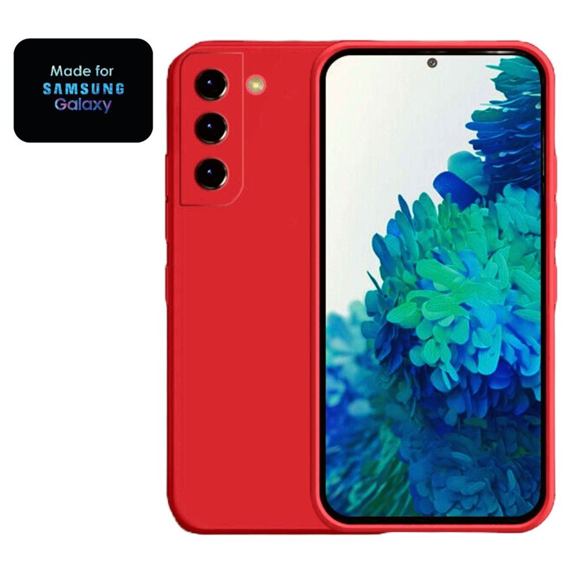 GENERICO - Silicone Case Samsung S23 Con Marca