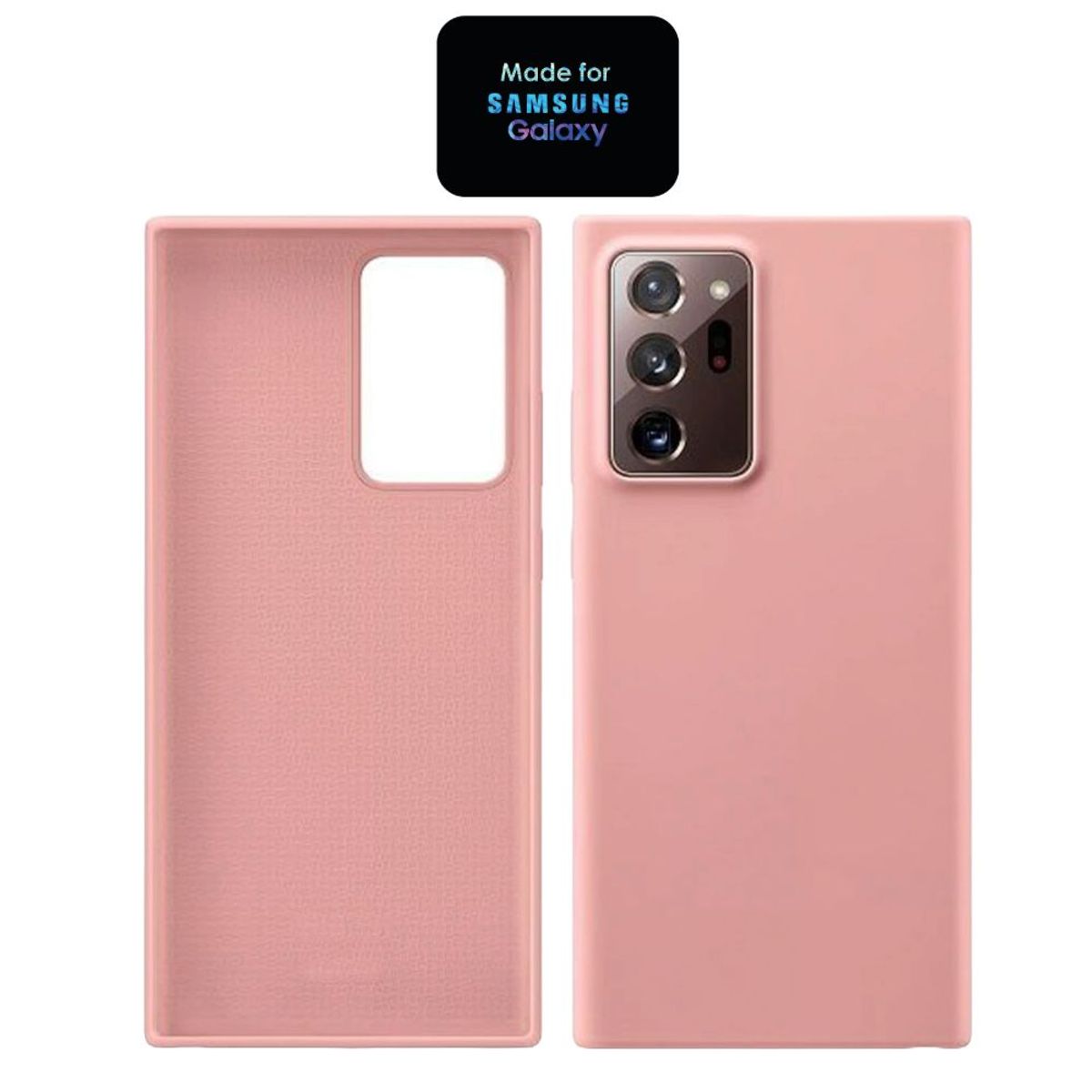 GENERICO - Silicone Case Samsung Note 20 Ultra Con Marca