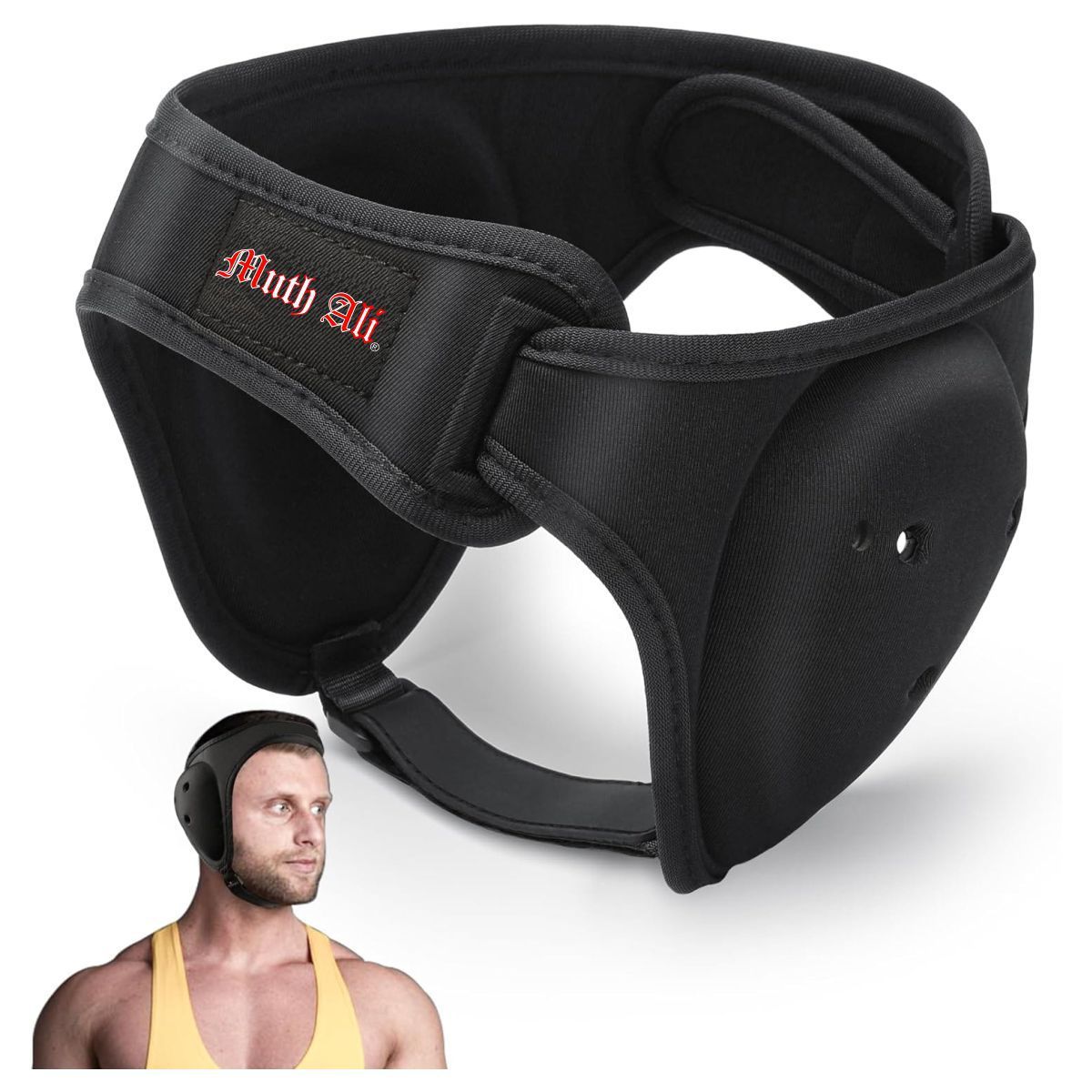 GENERICO - Casco Protector de Orejas Lucha Libre Talla M