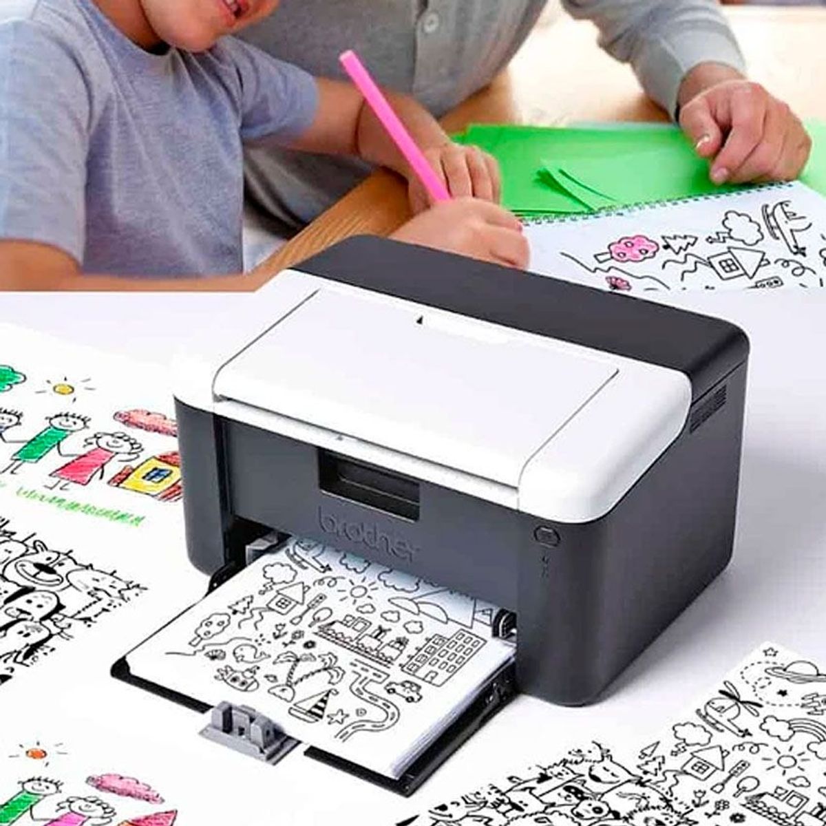 BROTHER - Impresora Láser Brother HL-1202 Monocromo USB Windows MacOS y Linux