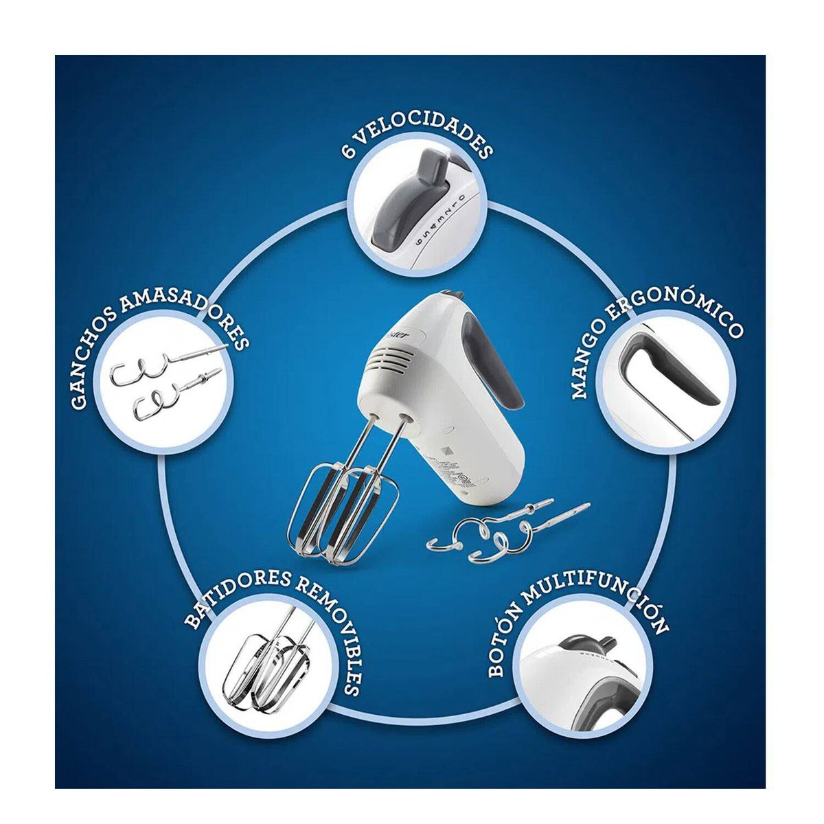 OSTER - Batidora con 6 Velocidades FPSTHM3532
